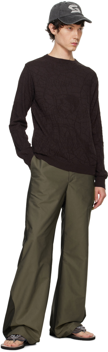 Serapis Black & Gray Split Trousers