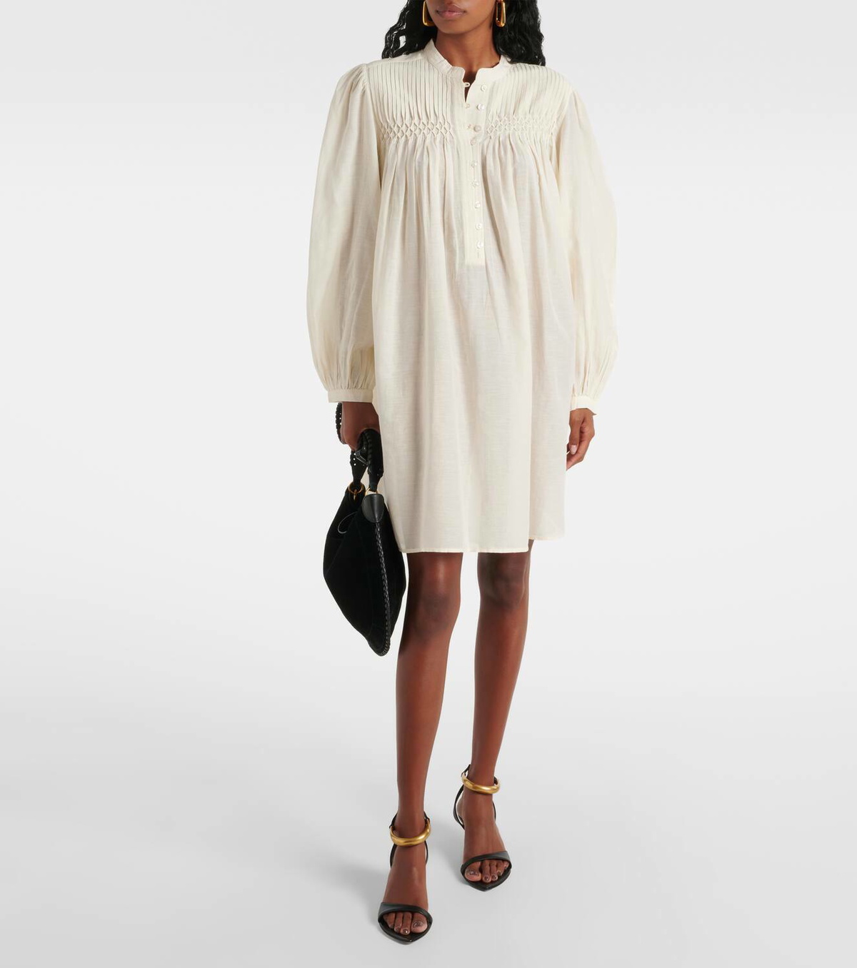 送料関税込★MARANT ETOILE★ダナエルコットンブレンドミニ Marant Etoile Danael cotton-blend minidress Isabel Marant Etoile