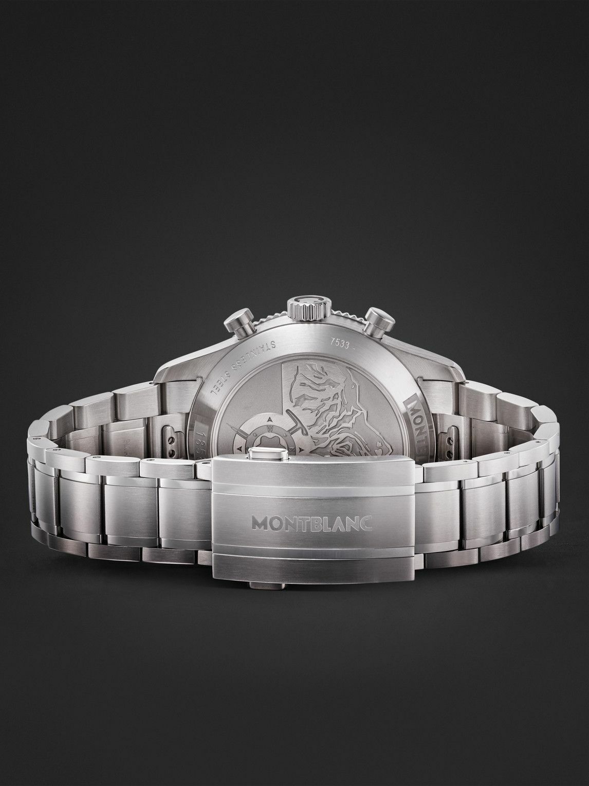 Montblanc - 1858 0 Oxygen Automatic Chronograph 42mm Stainless Steel Watch, Ref. No. 133298