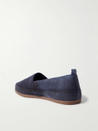 Mulo - Garment-Dyed Canvas Espadrilles - Blue