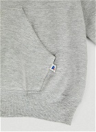Graphic Print Hooded Sweatshirt in Grey
