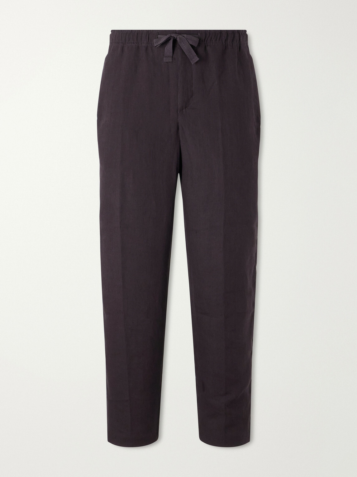 Orlebar Brown - Alex Straight-Leg Linen Trousers - Brown