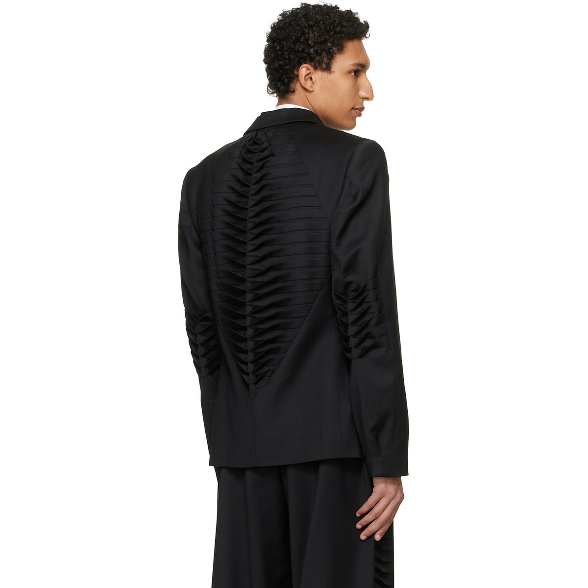 HELIOT EMIL Black Vibraxis Blazer