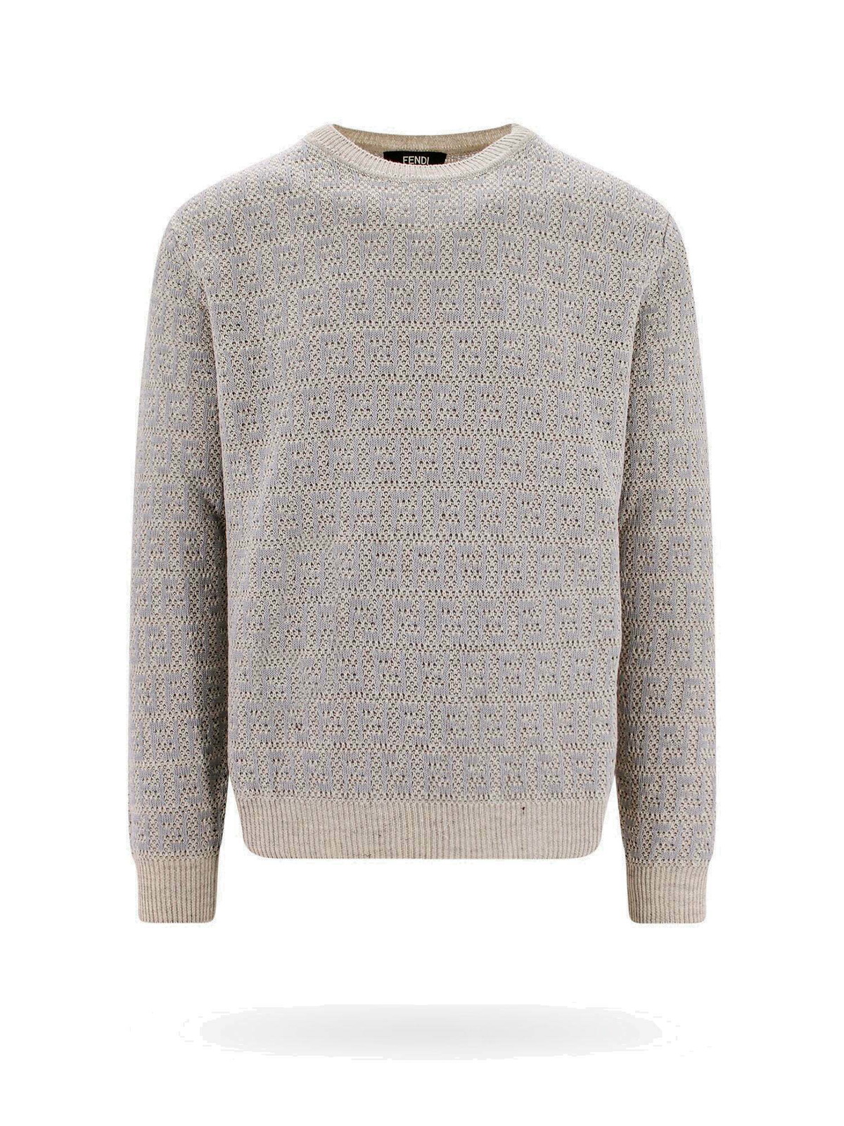 Fendi Beige Cotton Sweatshirt main image 1