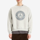 Patta Men's Marina Crew Neck Sweatshirt in Light Grey Melange