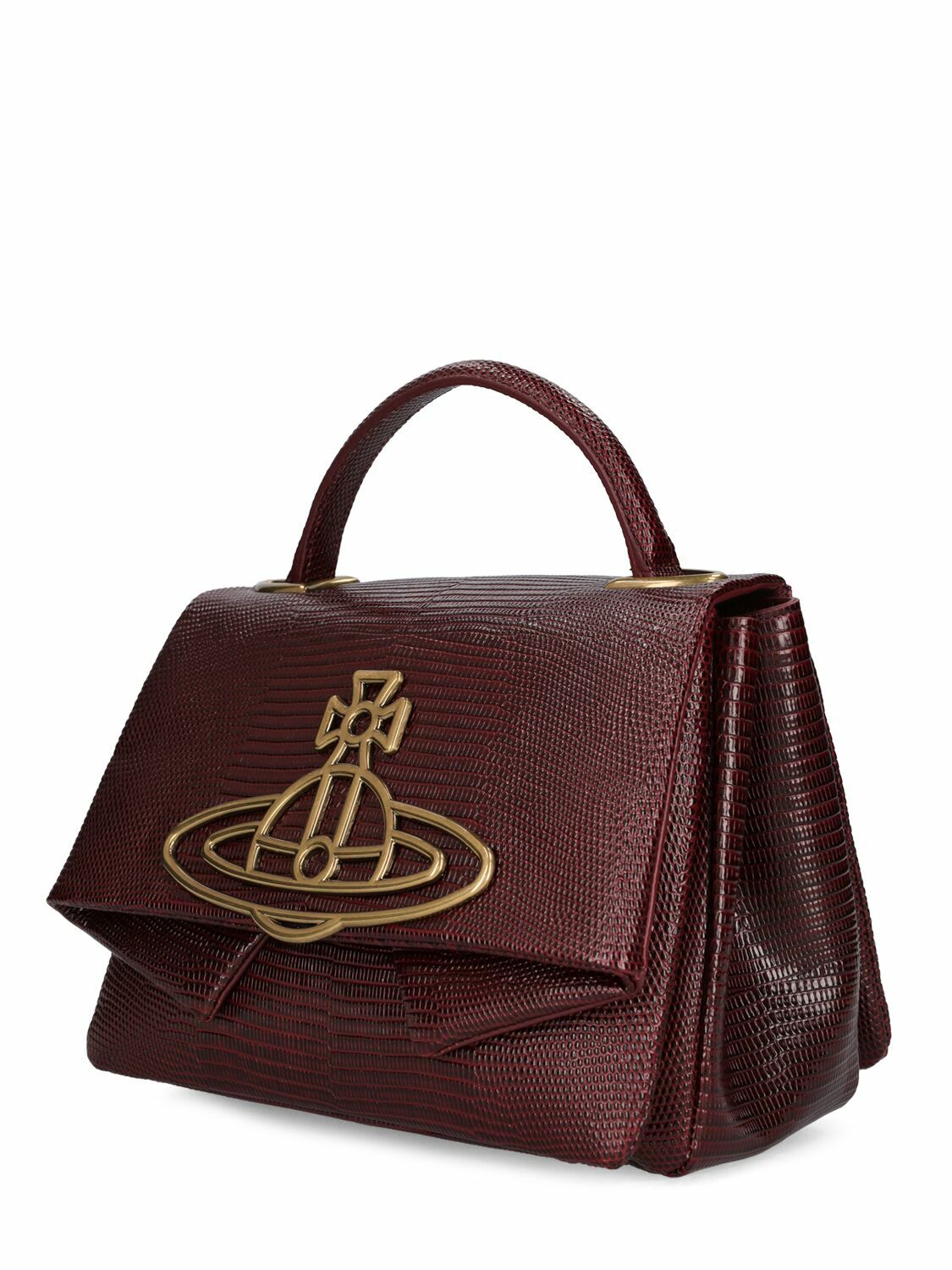 VIVIENNE WESTWOOD - Sibyl Leather Top Handle Bag Vivienne