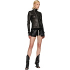 Rick Owens Black Tower Gary Leather Jacket