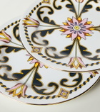 La DoubleJ Tyrrhenia Tulyps set of 2 porcelain dessert plates