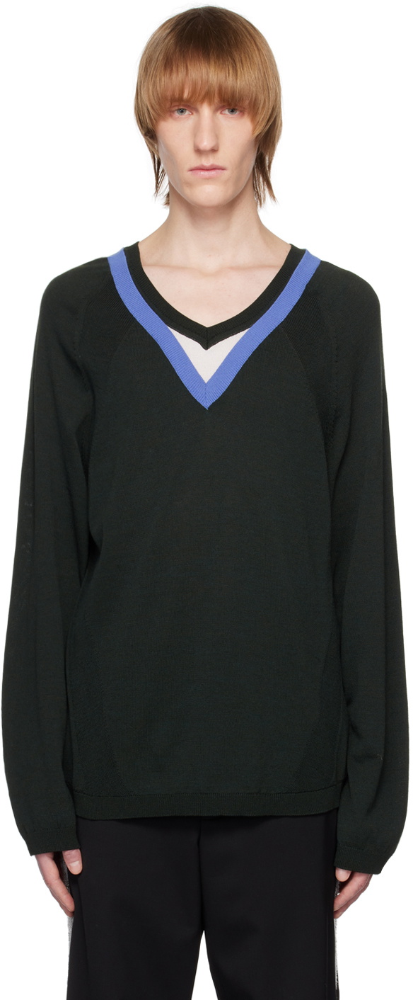 Kiko Kostadinov Green Murad Sweater Kiko Kostadinov Kiko Kostadinov Green Murad Sweater Kiko Kostadinov