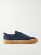 Mr P. - Classic Plimsoll Canvas Sneakers - Blue
