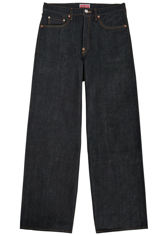 Photo: Kenzo Turn-up Wide-leg Jeans Indigo