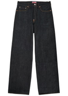 Kenzo Turn-up Wide-leg Jeans Indigo