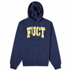 FUCT Men's Arch Logo Popover Hoodie in Patriot Blue