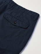 MR P. - Cotton and Linen-Blend Chinos - Blue - UK/US 30