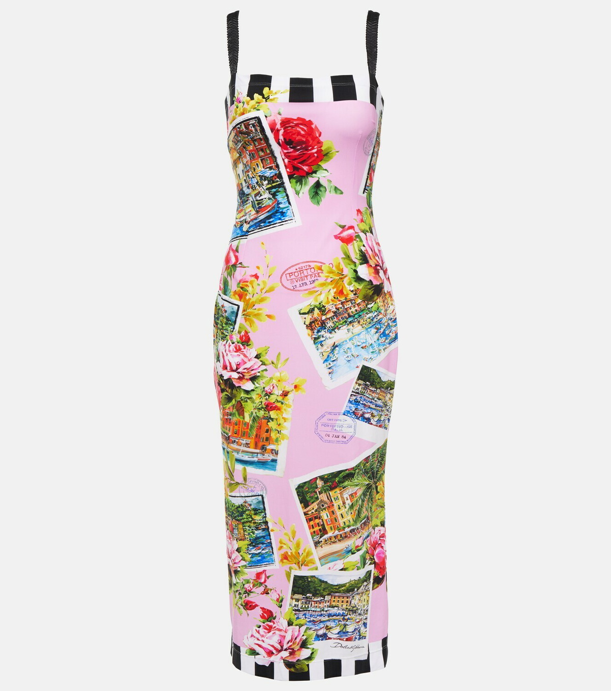 Dolce&Gabbana Portofino printed midi dress