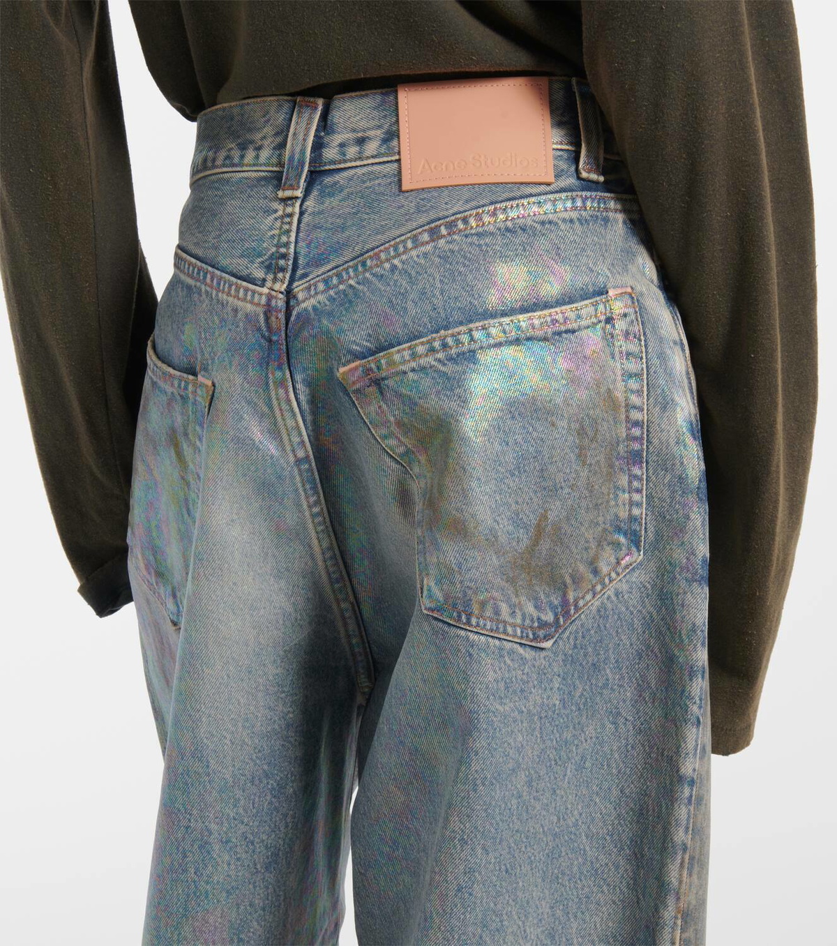 パンツ acne studios 2023 size46 Acne Studios 2023 ルーズフィット パンツ | ブルー | FARFETCH JP