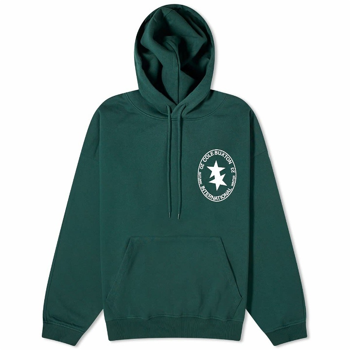 Photo: Cole Buxton Men's Crest Hoodie in Forest Green