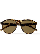 SAINT LAURENT - D-Frame Tortoiseshell Acetate Sunglasses