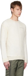 Helmut Lang Off-White Layered Sweater