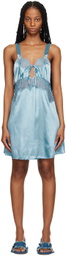Tach Blue Rina Minidress