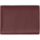 Marni Burgundy Trifold Wallet