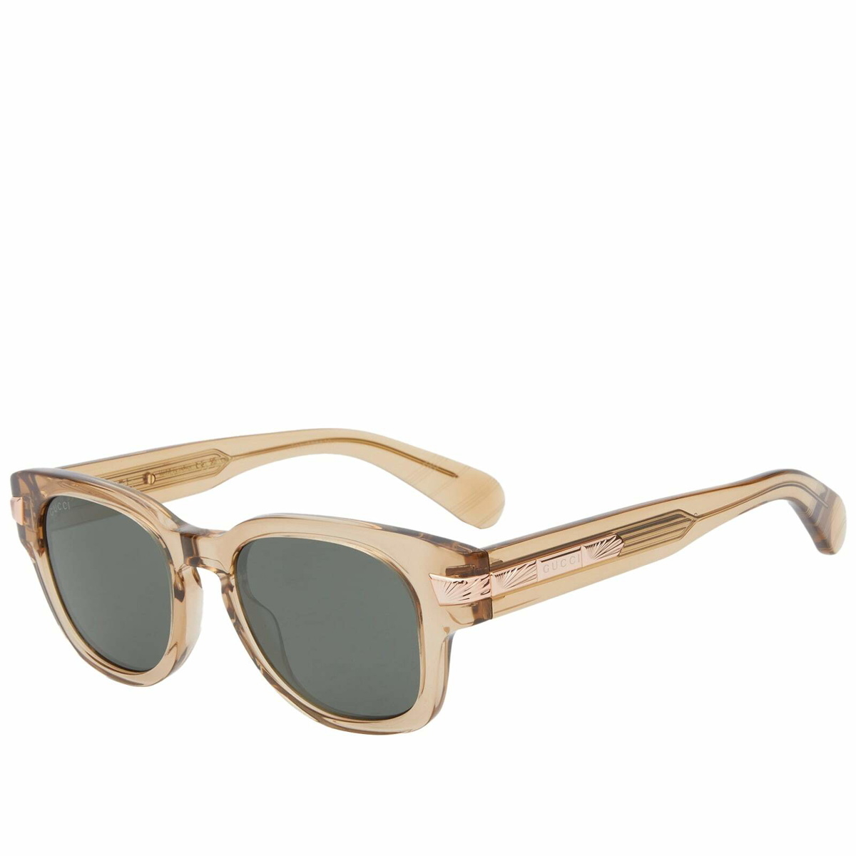 Photo: Gucci Men's New York 30s Sunglasses in Brown/Grey