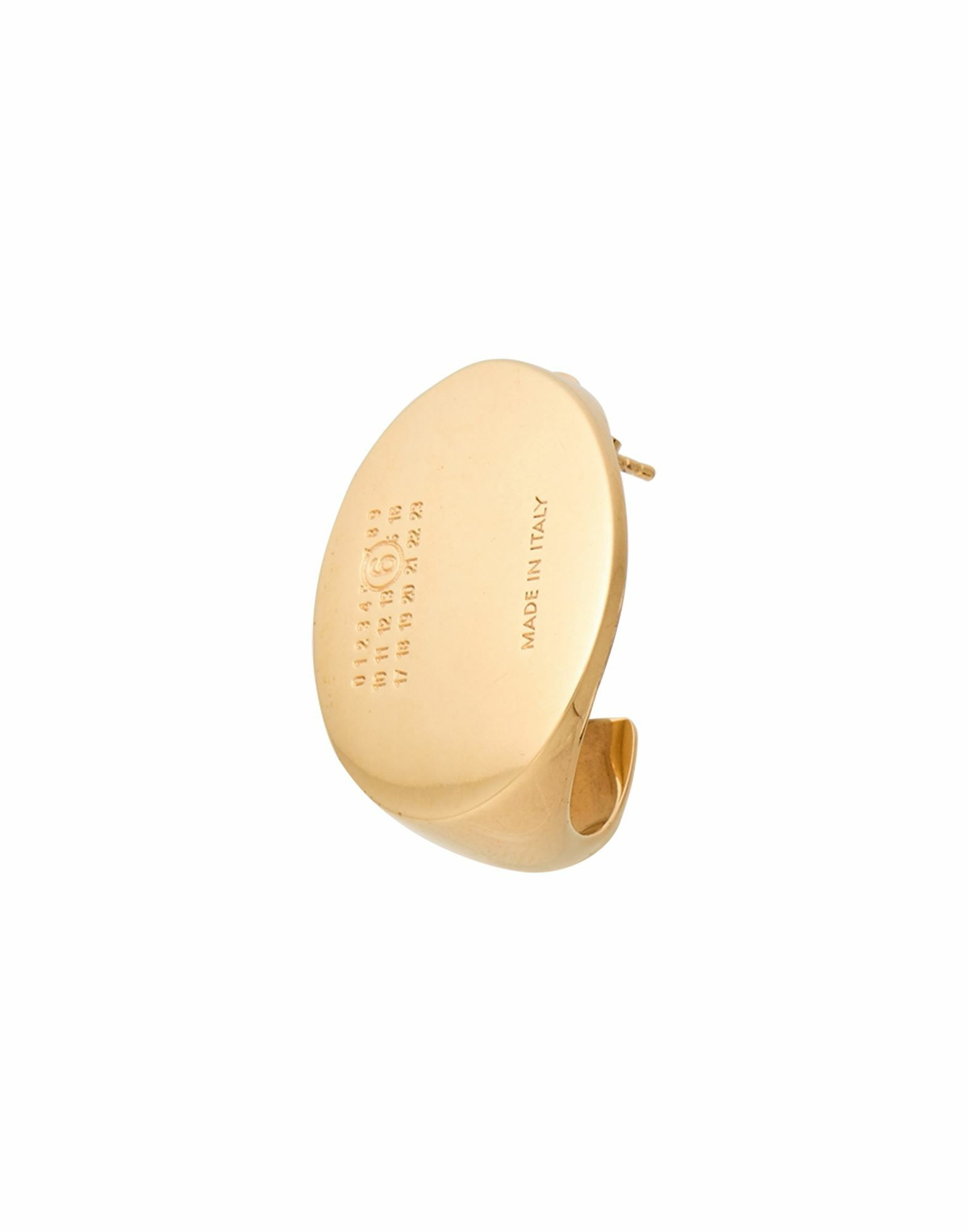 Mm6 Maison Margiela Womens Single Earring in Gold