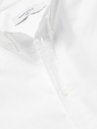Maison Kitsuné - Button-Down Collar Logo-Appliquéd Cotton-Twill Shirt - White