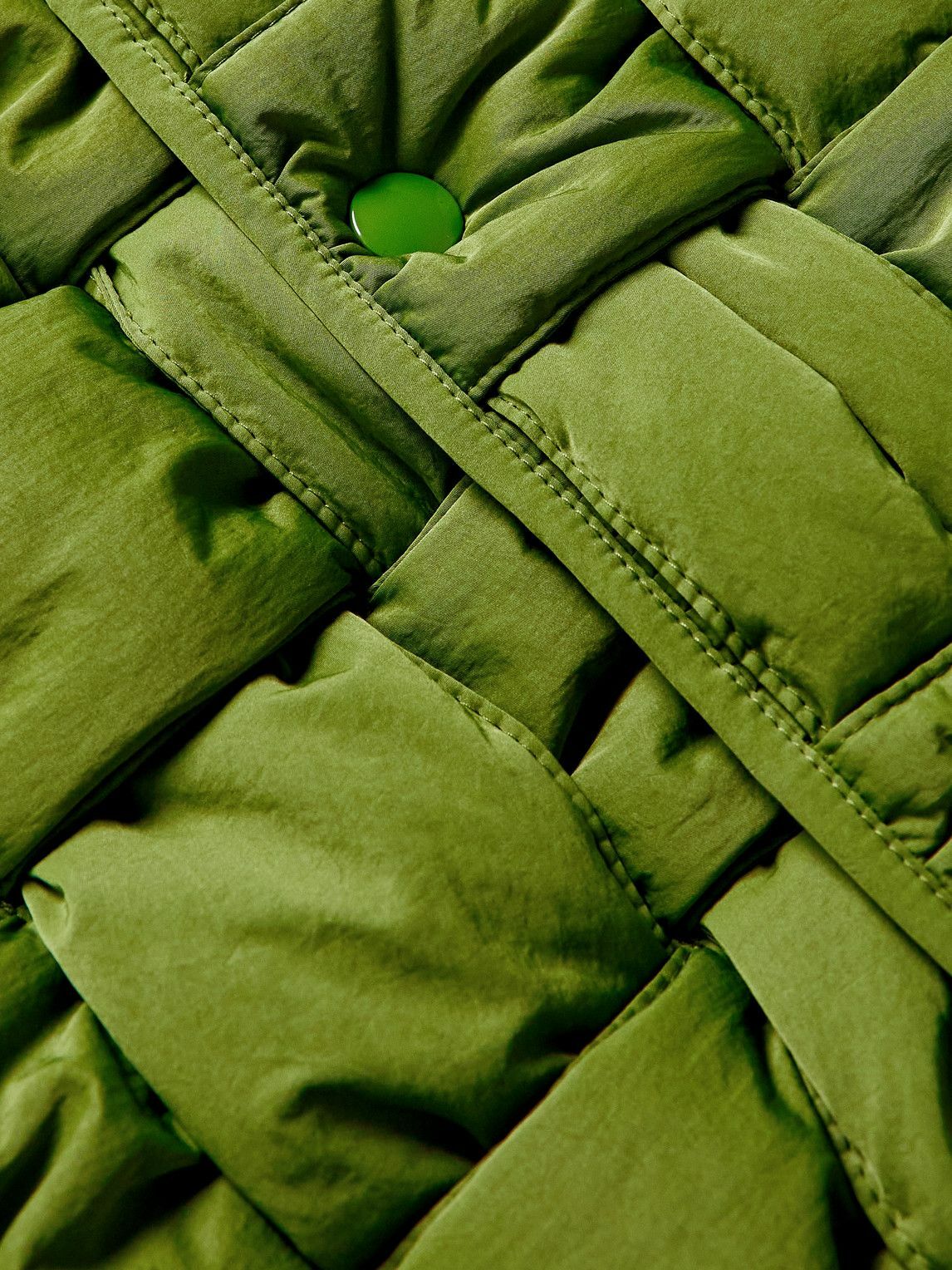 Bottega Veneta - Quilted Shell Gilet - Green Bottega Veneta