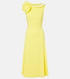 Roland Mouret Floral-appliqué cocktail dress