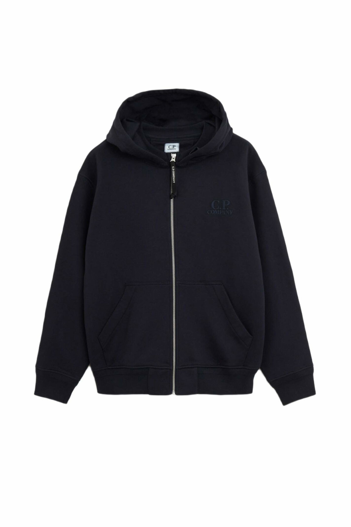 C.P. Company Men's Cotton Diagonal Fleece Logo Sweatshirt in