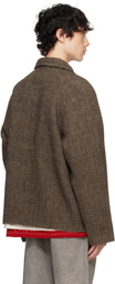 Camiel Fortgens Brown Simple Jacket