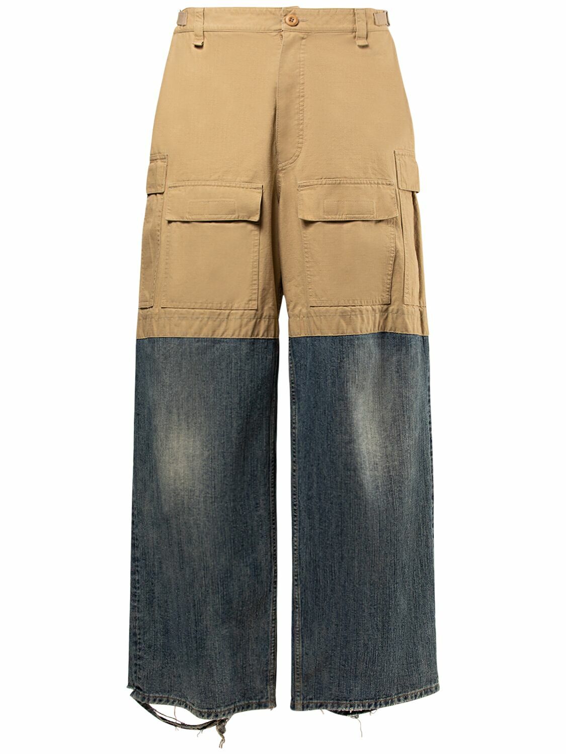 BALENCIAGA - Patched Cotton Cargo Pants Balenciaga BALENCIAGA - Patched Cotton Cargo Pants Balenciaga