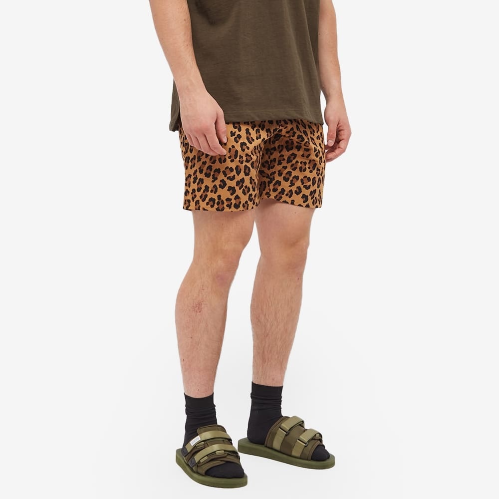 Wacko Maria x BlackEyePatch Leopard Dabo Short Pant in Brown Wacko