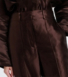 Joseph Jnane linen and silk wide-leg pants