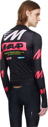MAAP Black Bleach Design Werks Edition Pro Air LS Jersey
