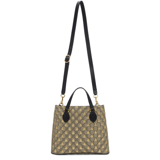 Gucci beige gg supreme bestiary tote new arrivals