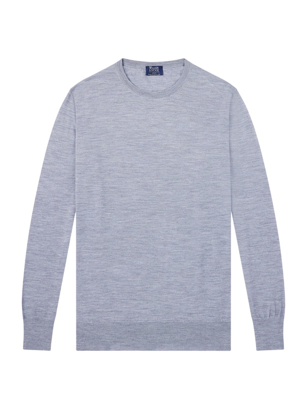 Photo: William Lockie - Virgin Wool Sweater - Gray