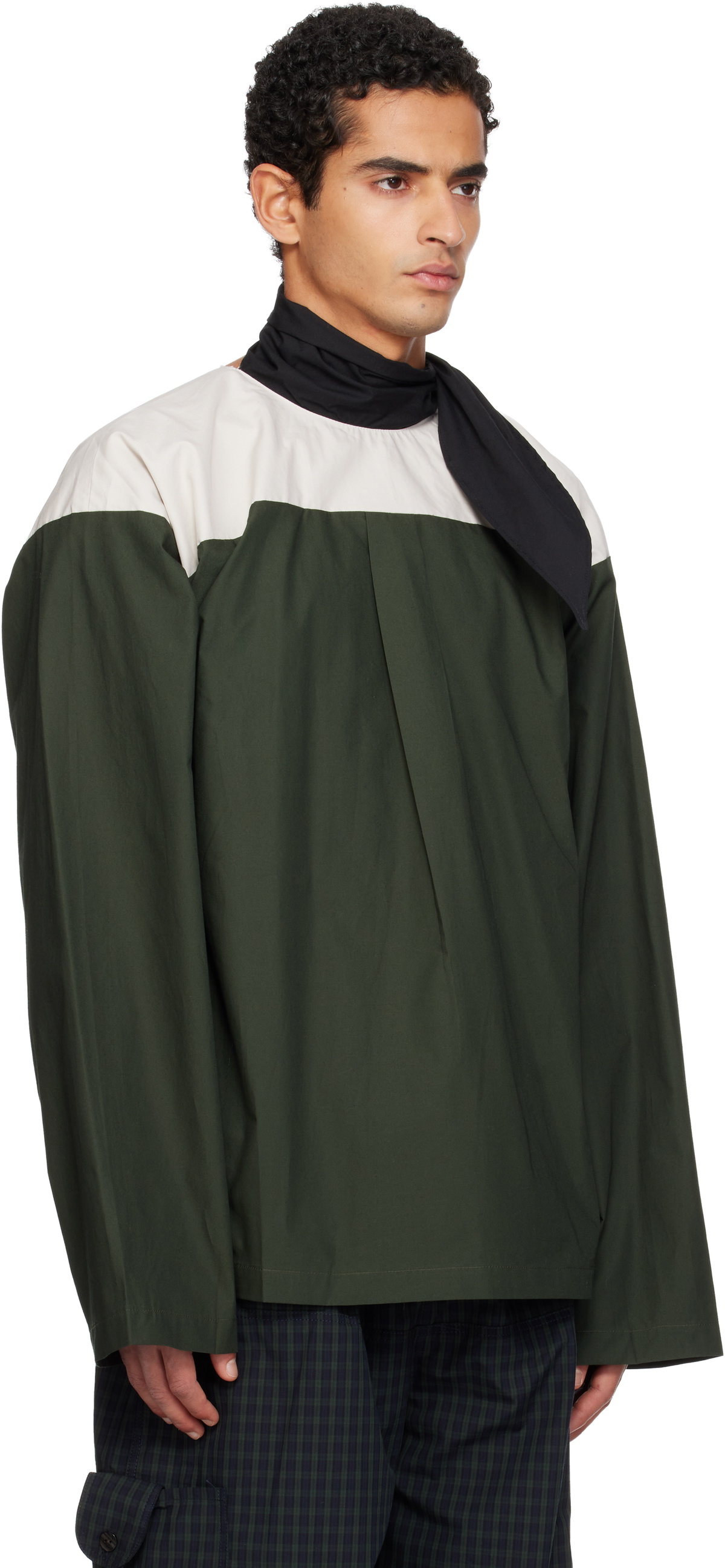 SC103 Green Compass Shirt