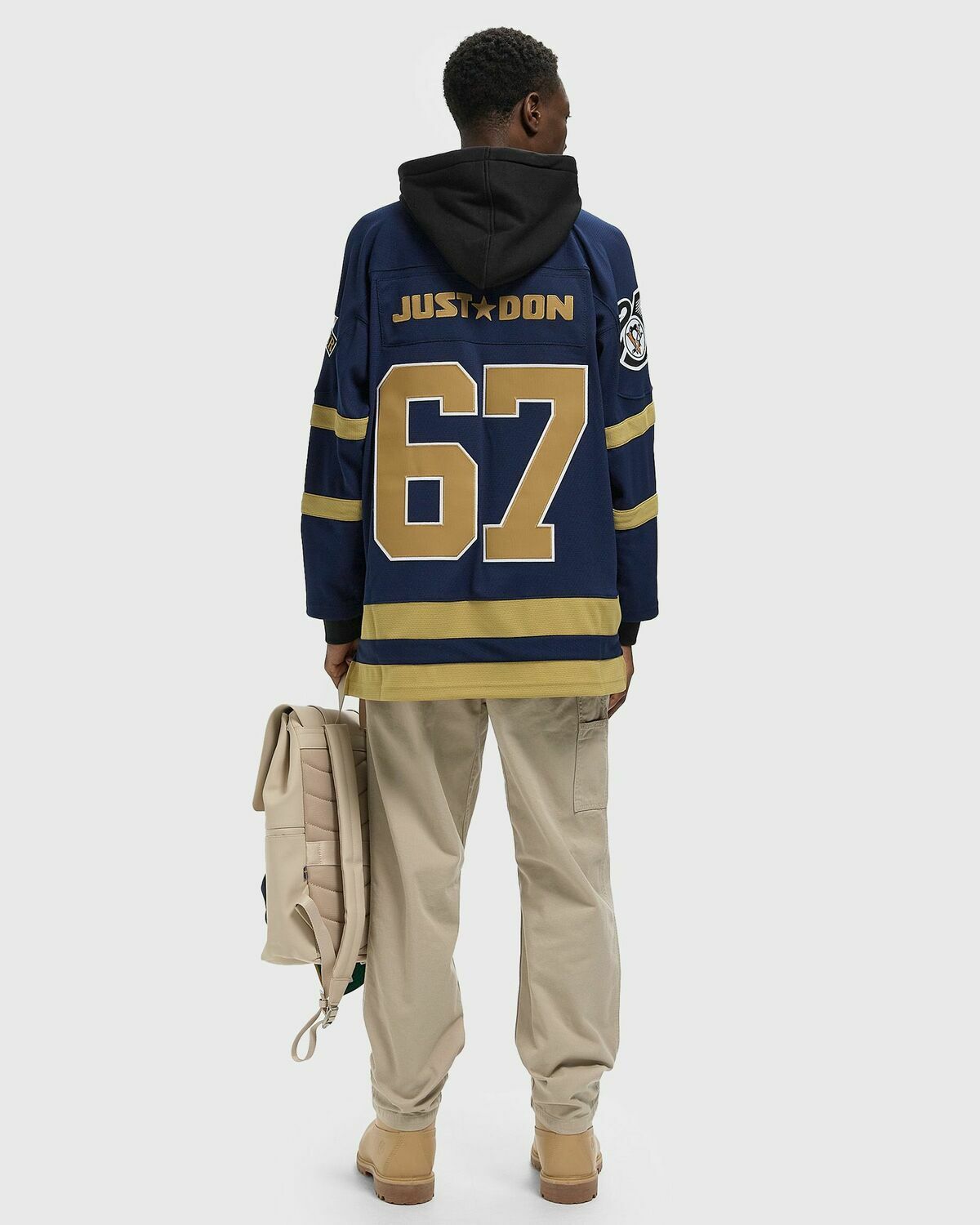 Mitchell & Ness X JUST DON NHL JERSEY HOODIE PITTSBURGH PENGUINS Blue Men