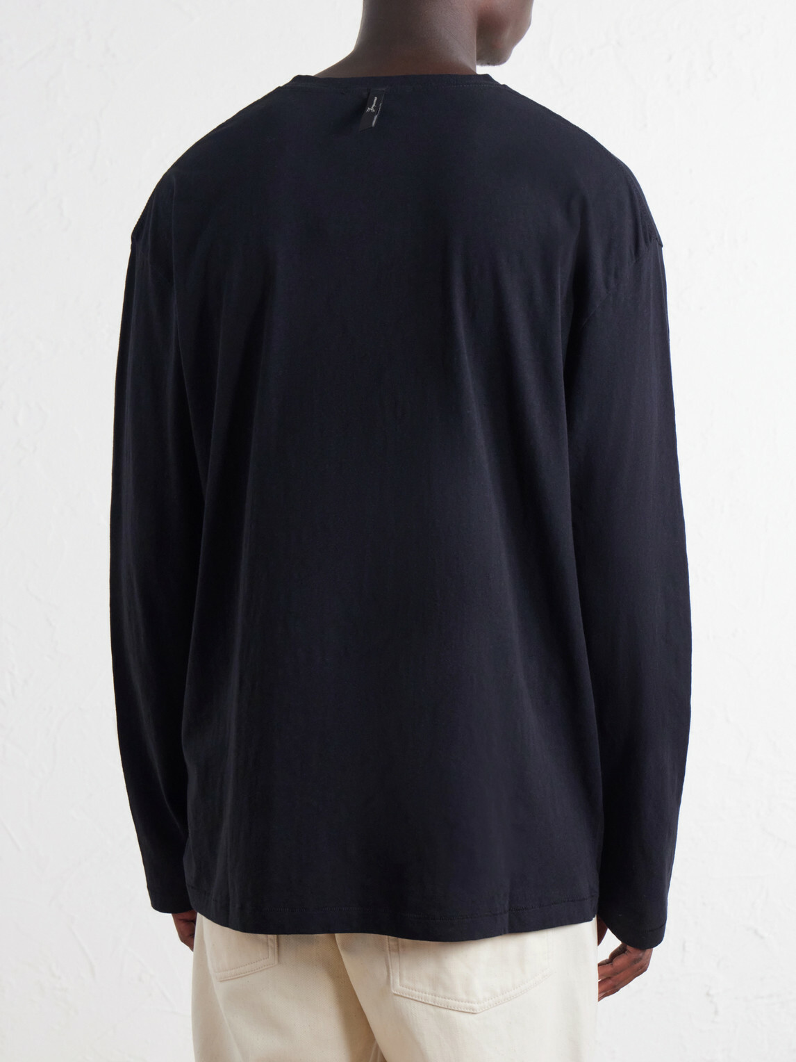 Jacquemus - Logo-Printed Cotton and Hemp-Blend Jersey T-Shirt - Black