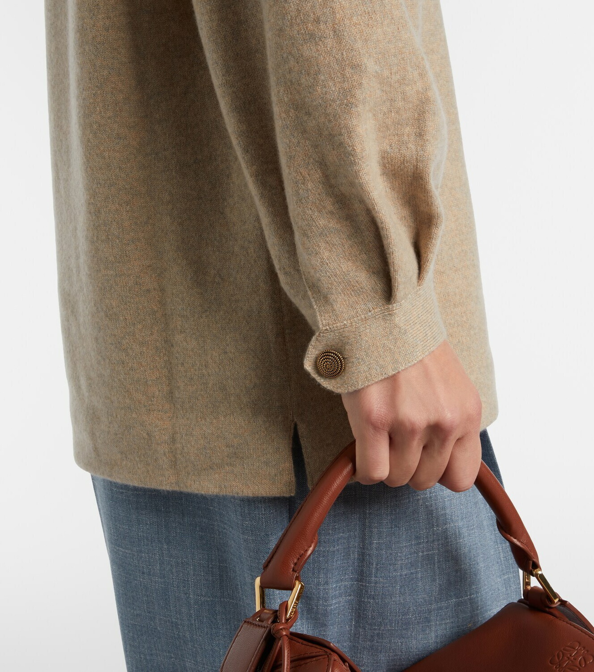 Loro Piana Classic cashmere polo sweater