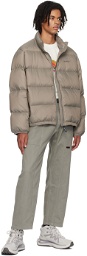 Gramicci Gray Quilted Down Jacket