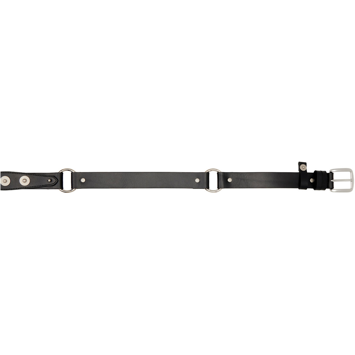 OPEN YY Black Snap Western Belt
