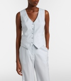 Gabriela Hearst Coleridge wool and silk vest