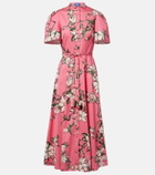 Leo Lin Bianca floral cotton shirt dress