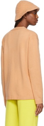 Victor Glemaud Orange Wool Cardigan