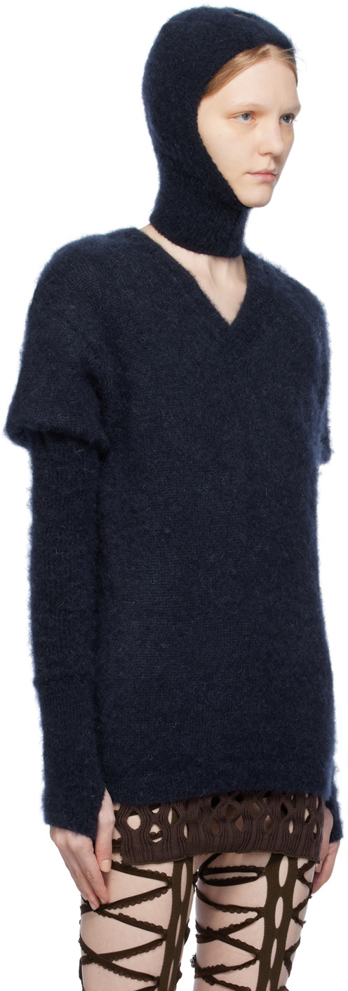 Sinéad O’Dwyer Navy School Sweater