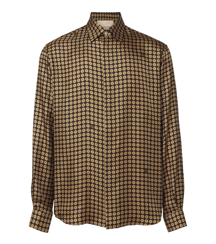 Photo: Valentino Garavani Printed silk twill shirt