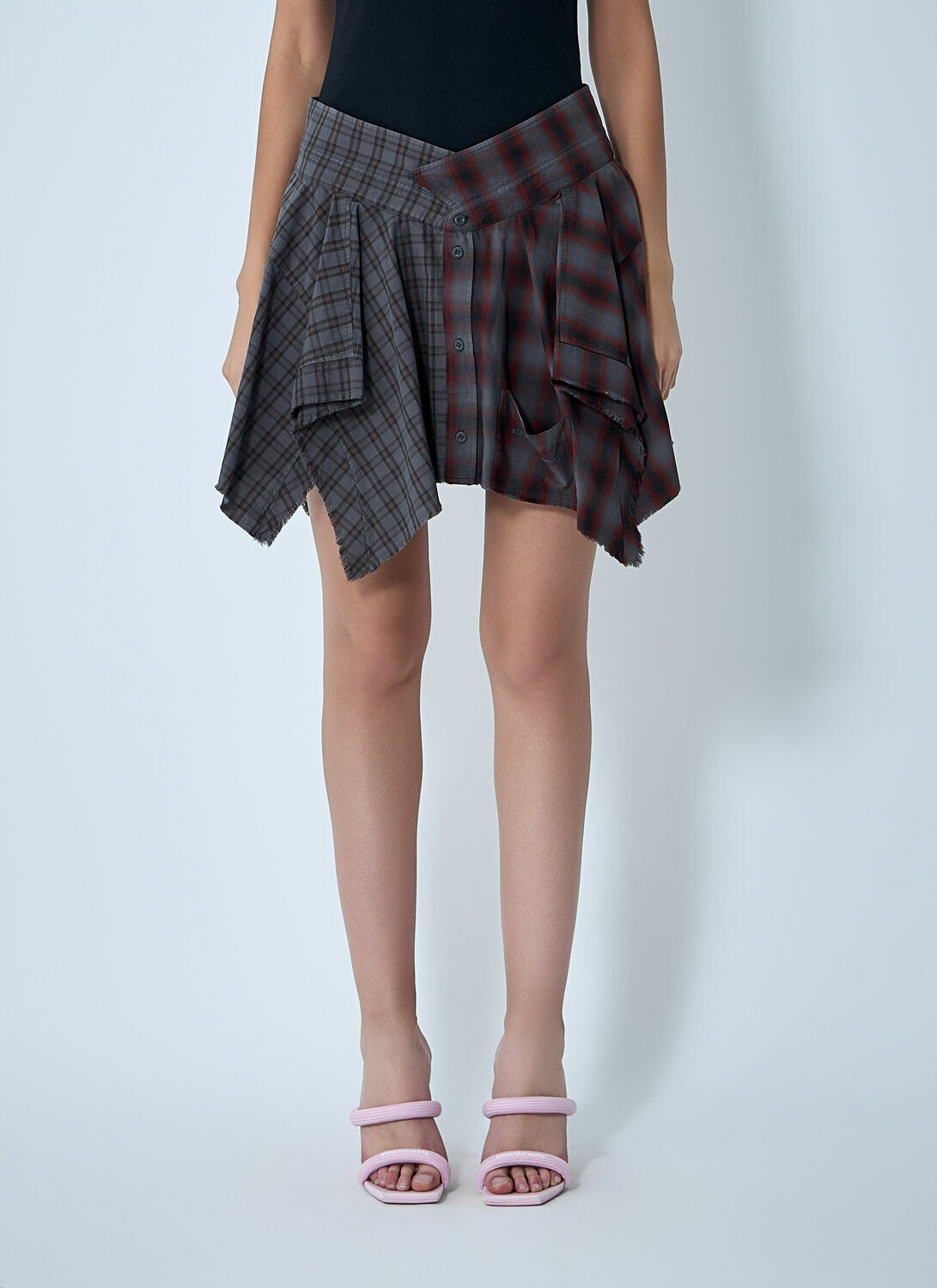 Alexander Wang De-Constructed Mini Skirt